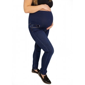 Зручні джинси для вагітних Сині